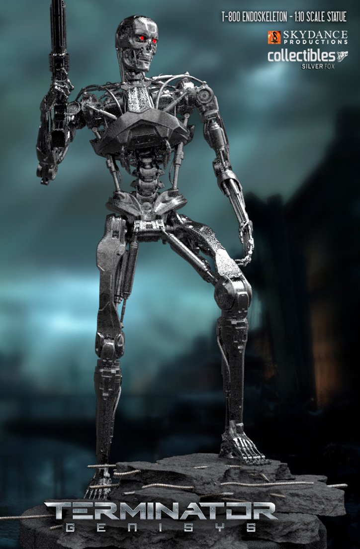 Terminator Genisys T-800 Endoskeleton – 1:10 Scale Statue ...