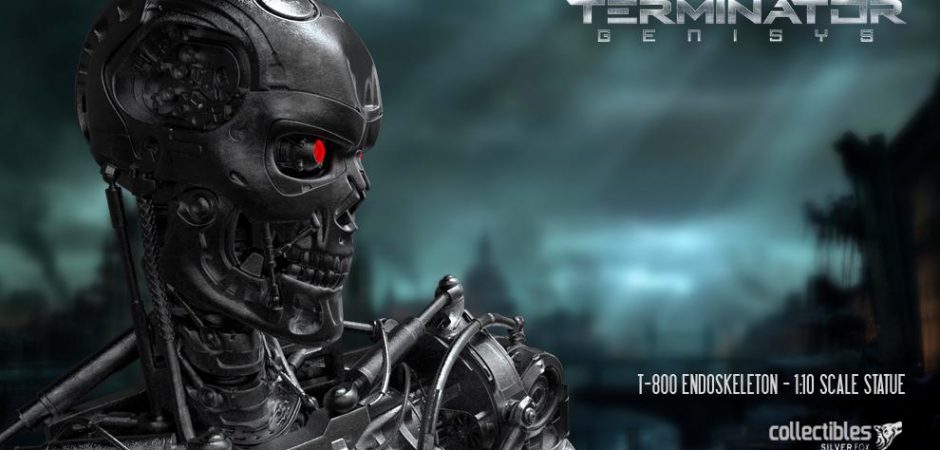 Terminator Genisys T 800 Endoskeleton 1 10 Scale Statue