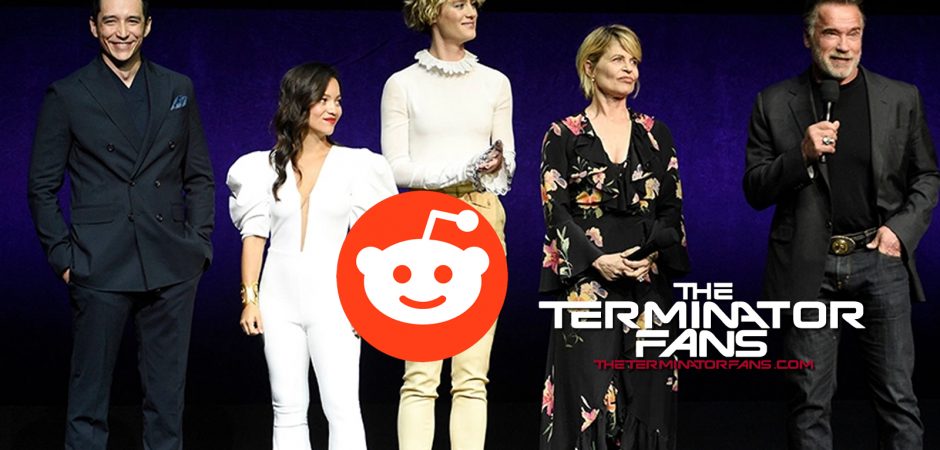 TERMINATOR: DARK FATE - Cast to do a Reddit Live-Stream 'Ask Me