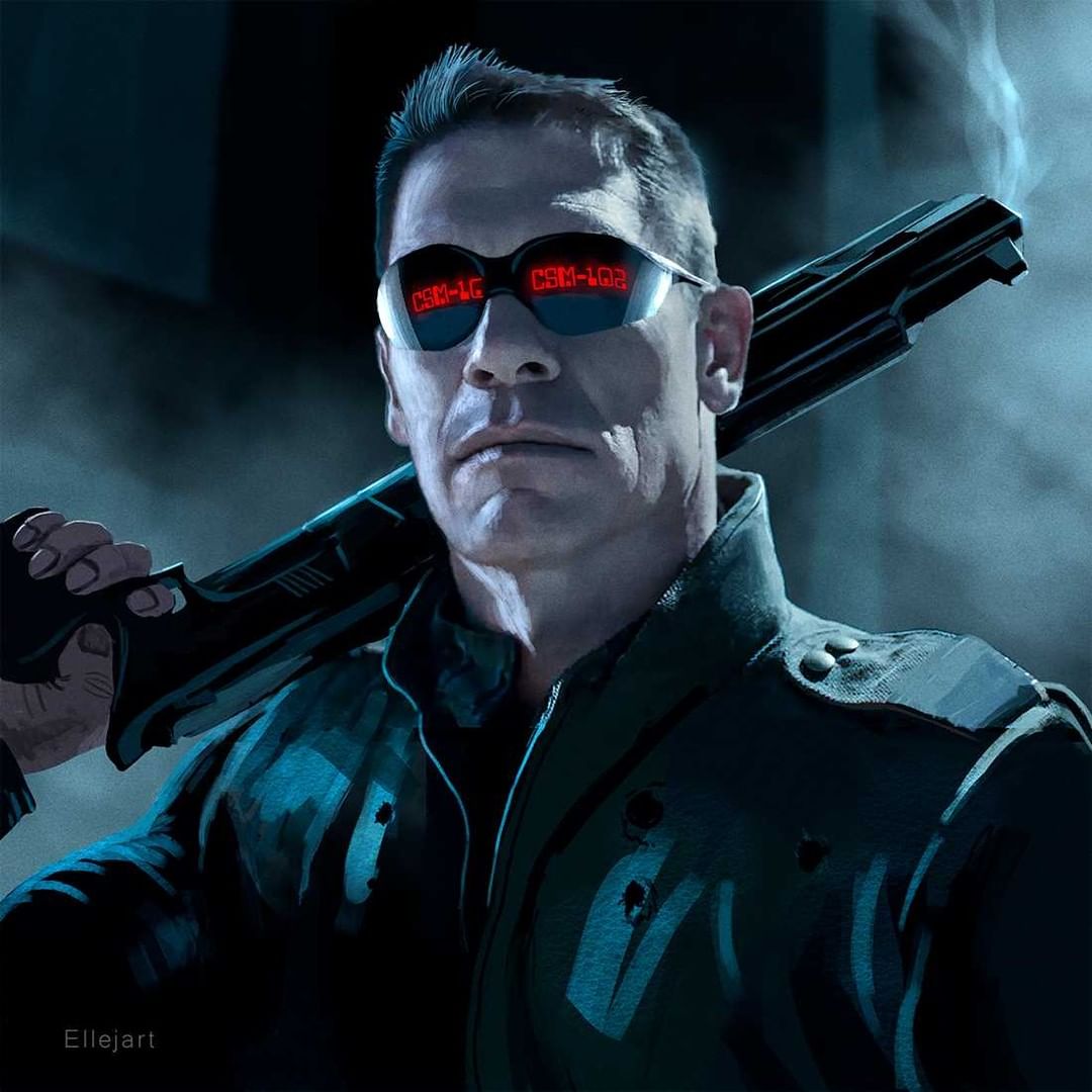 Terminator 7: Fan Art Depicts John Cena as New T-800 Model ...